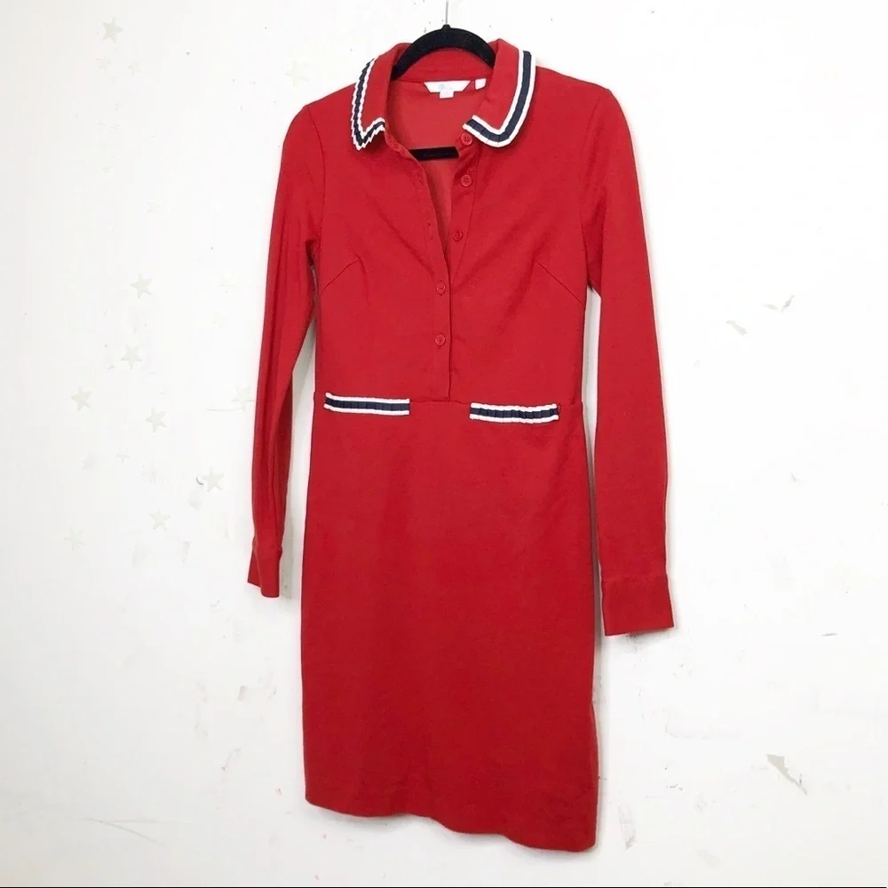 Boden red dress